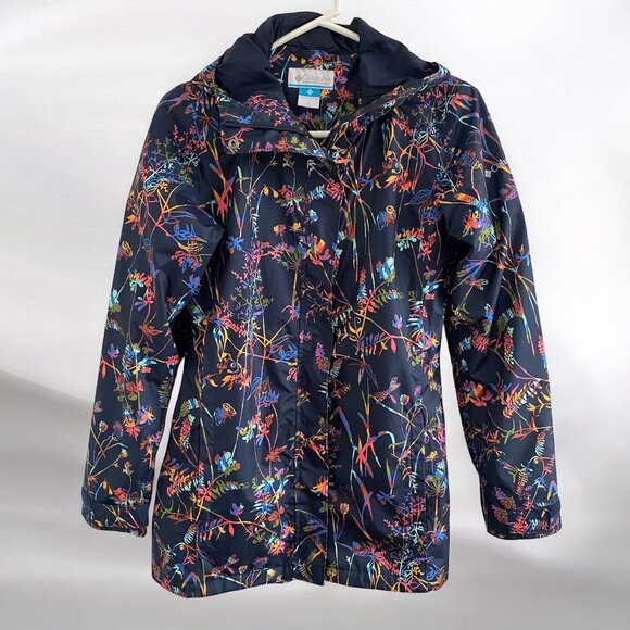 Columbia Women's Splash Waterproof Rain Jacket Sz Sm - Picture 2 of 16